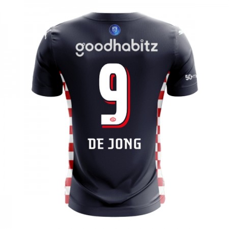 Jalkapallo Peliasut PSV Eindhoven De Jong 9 Vieras Pelipaita 2025-26 Lyhythihainen